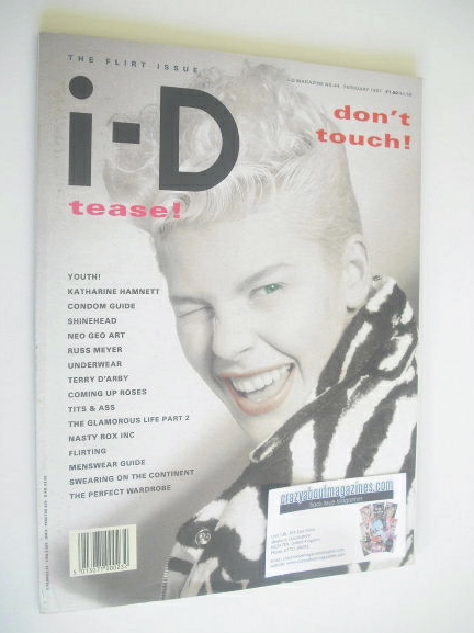 <!--1987-02-->i-D magazine - Paula Thomas cover (February 1987)