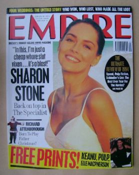 Empire magazine - Sharon Stone cover (January 1995 - Issue 67)