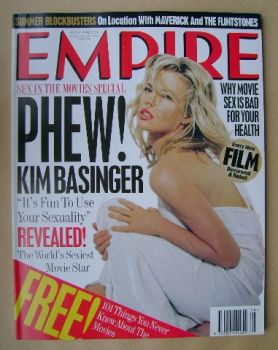 Empire magazine - Kim Basinger cover (August 1994 - Issue 62)