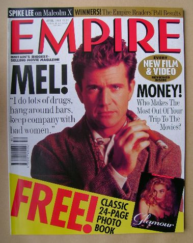 <!--1993-04-->Empire magazine - Mel Gibson cover (April 1993 - Issue 46)