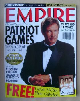 Empire magazine - Harrison Ford cover (October 1992 - Issue 40)