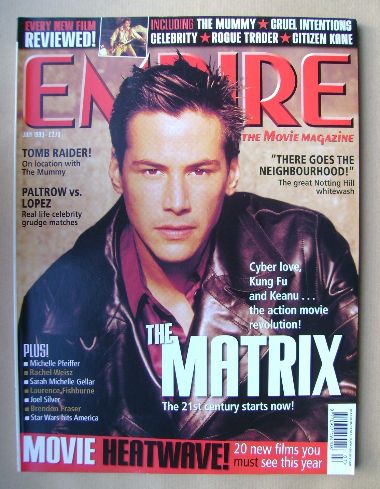 Empire magazine - Keanu Reeves cover (July 1999 - Issue 121)