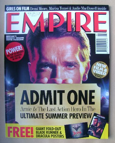 <!--1993-06-->Empire magazine - Arnold Schwarzenegger cover (June 1993 - Is