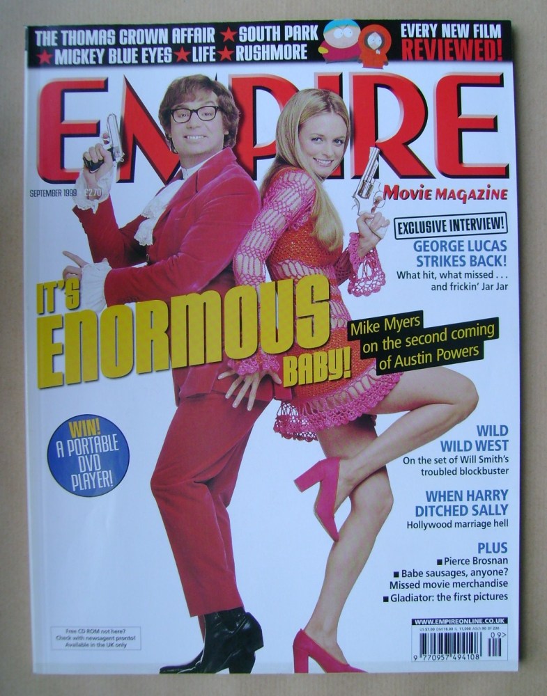 <!--1999-09-->Empire magazine - Austin Powers 2 cover (September 1999 - Iss