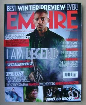 Empire magazine - Will Smith cover (October 2007 - Issue 220)