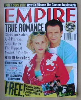 Empire magazine - Christian Slater and Patricia Arquette cover (November 1993 - Issue 53)