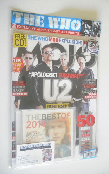MOJO magazine - U2 cover (January 2015 - Limited Edition)