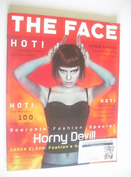 The Face magazine - Karen Elson cover (August 1997 - Volume 3 No. 7)
