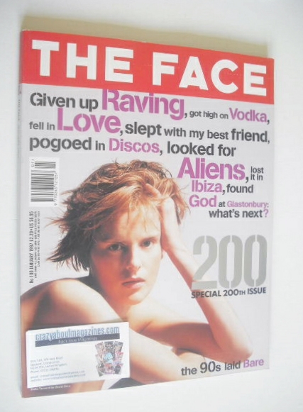 The Face magazine - Stella Tennant cover (January 1997 - Volume 2 No. 100)