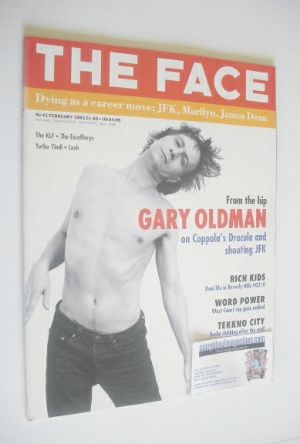 The Face magazine - Gary Oldman cover (February 1992 - Volume 2 No. 41)