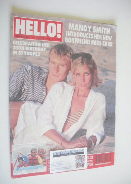 Hello! magazine - Mandy Smith and Mike Carr cover (29 July 1995 - Issue 366)