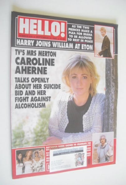 Hello! magazine - Caroline Aherne cover (12 September 1998 - Issue 526)