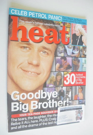 Heat magazine - Craig Phillips cover (23-29 September 2000 - Issue 84)