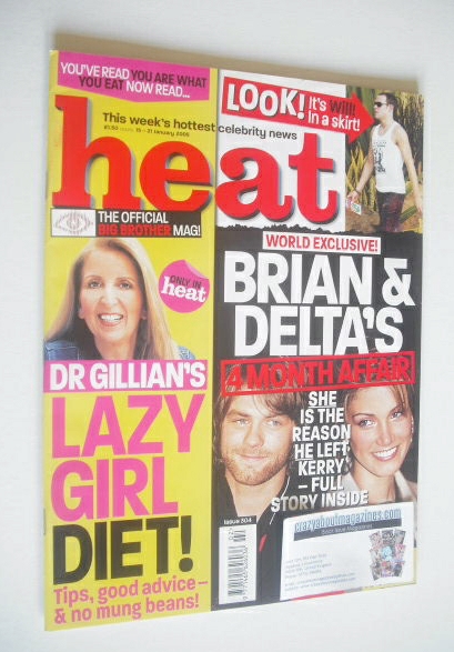 <!--2005-01-15-->Heat magazine - Brian McFadden and Delta Goodrem cover (15