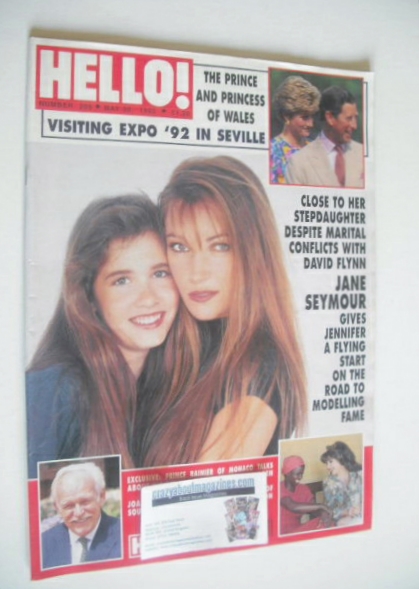 Hello! magazine - Jane Seymour cover (30 May 1992 - Issue 205)
