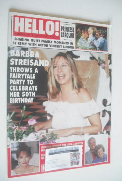Hello! magazine - Barbra Streisand cover (9 May 1992 - Issue 202)