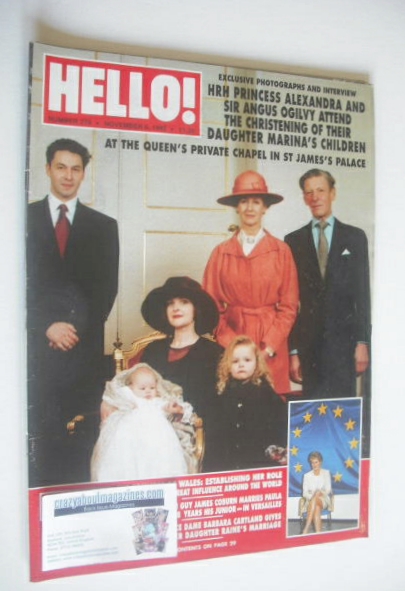 Hello! magazine - Princess Alexandra and Sir Angus Ogilvy cover (6 November 1993 - Issue 278)