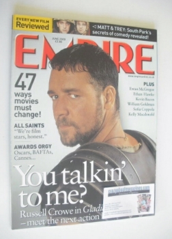 Empire magazine - Russell Crowe Gladiator cover (June 2000 - Issue 132)