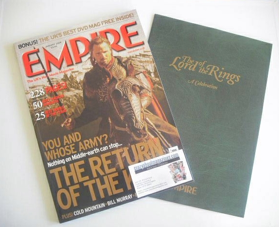 Empire magazine - The Return Of The King cover (January 2004 - Issue 175)
