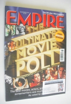 Empire magazine - The Ultimate Movie Poll cover (November 2001 - Issue 149)