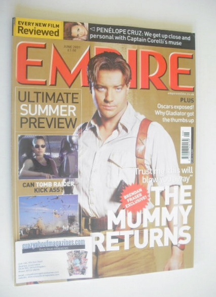 <!--2001-06-->Empire magazine - The Mummy Returns cover (June 2001 - Issue 