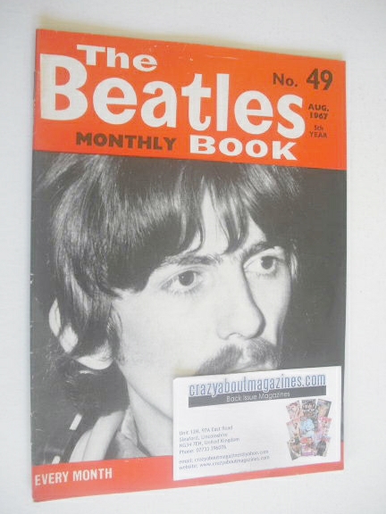 <!--1967-08-->The Beatles Monthly Book - George Harrison cover (August 1967
