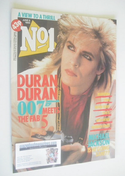 No 1 magazine - Nick Rhodes cover (8 June 1985)