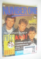 <!--1988-04-02-->NUMBER ONE Magazine - A-Ha cover (2 April 1988)