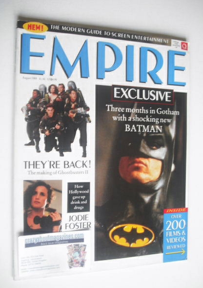 <!--1989-08-->Empire magazine - Batman cover (August 1989 - Issue 2)