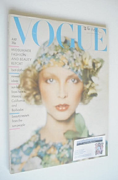 British Vogue magazine - July 1974