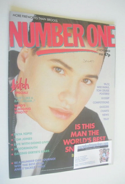 NUMBER ONE Magazine - Nathan Moore cover (2 November 1988)