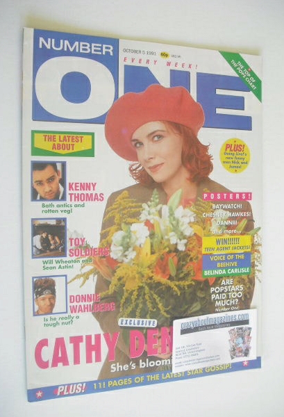 NUMBER ONE Magazine - Cathy Dennis cover (5 October 1991)
