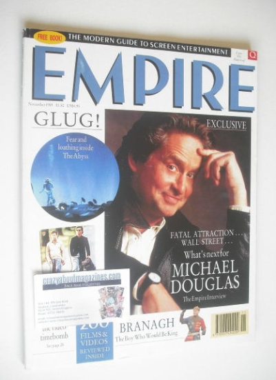 <!--1989-11-->Empire magazine - Michael Douglas cover (November 1989 - Issu