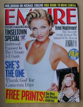 Empire magazine - Cameron Diaz cover (December 1996 - Issue 90)