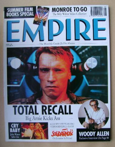 <!--1990-08-->Empire magazine - Arnold Schwarzenegger cover (August 1990 - 