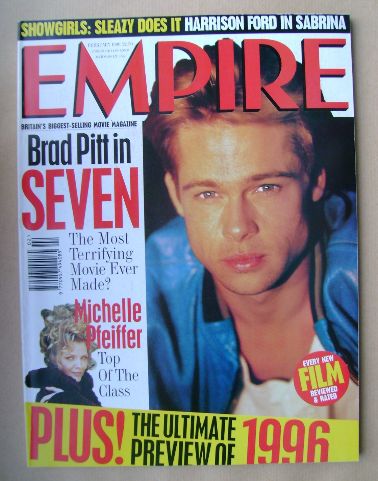 Empire magazine - Brad Pitt cover (February 1996 - Issue 80)