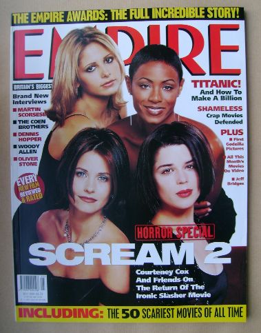 Empire magazine - Scream 2 cover (May 1998 - Issue 107)