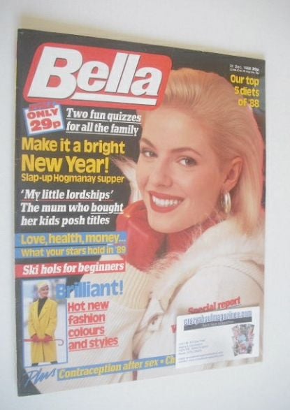 <!--1988-12-31-->Bella magazine - 31 December 1988