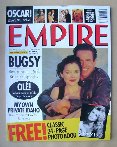 <!--1992-04-->Empire magazine - Annette Bening and Warren Beatty cover (Apr