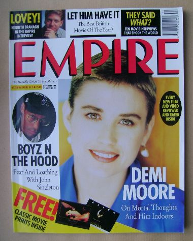 <!--1991-11-->Empire magazine - Demi Moore cover (November 1991 - Issue 29)