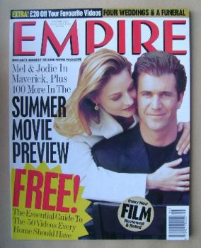 Empire magazine - Jodie Foster and Mel Gibson cover (June 1994 - Issue 60)