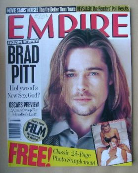 Empire magazine - Brad Pitt cover (April 1994 - Issue 58)