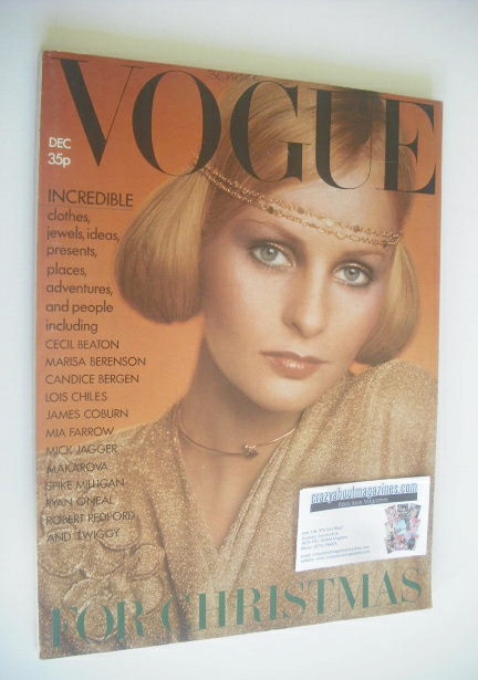 British Vogue magazine - December 1973