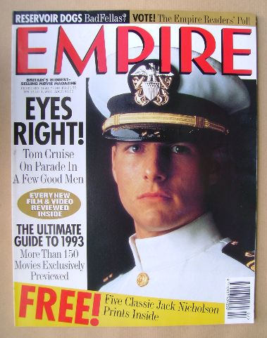 <!--1993-02-->Empire magazine - Tom Cruise cover (February 1993 - Issue 44)