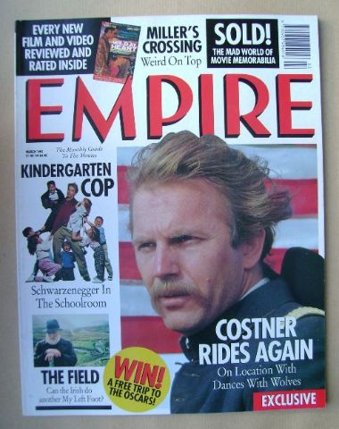 <!--1991-03-->Empire magazine - Kevin Costner cover (March 1991 - Issue 21)