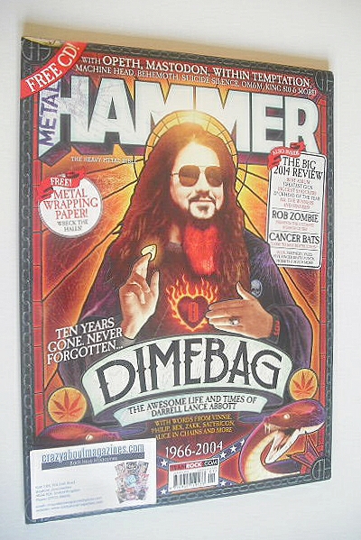 <!--2015-01-->Metal Hammer magazine - Dimebag Darrell cover (January 2015)
