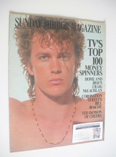 <!--1991-08-18-->Sunday Mirror magazine - Craig McLachlan cover (18 August 