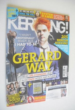 Kerrang magazine - Gerard Way Issue (3 January 2015 - Issue 1549)