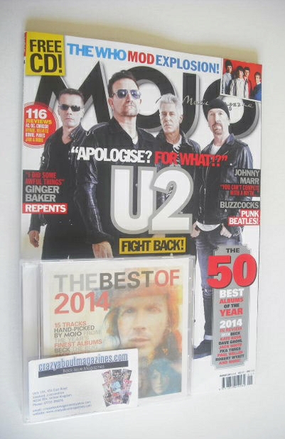 MOJO magazine - U2 cover (January 2015)