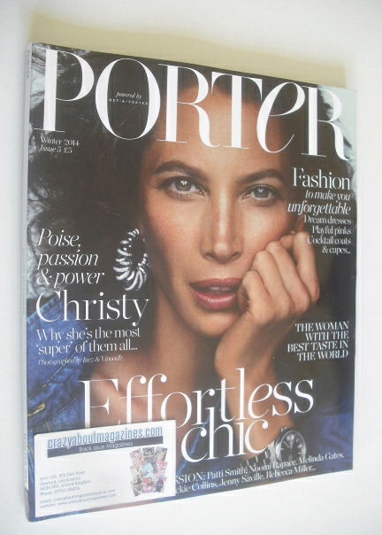 <!--2014-12-->Porter magazine - Christy Turlington cover (Winter 2014)